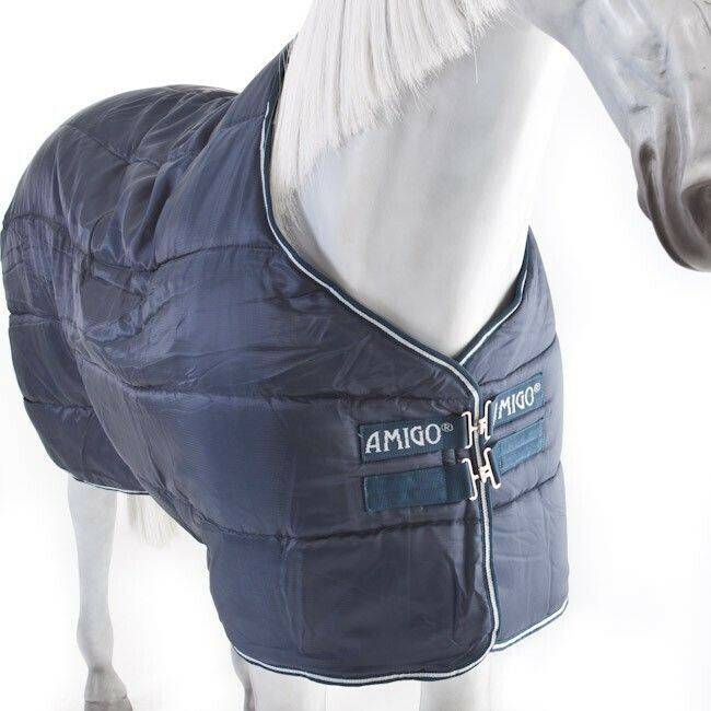 Horseware Amigo Insulator heavy 350g - navy/white - Stalldecke 155 Pferdedecken